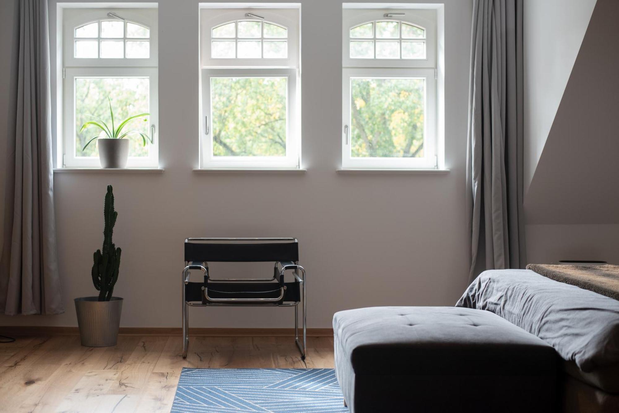Apartment Mit Parkblick & Massagestuhl 라이프치히 외부 사진